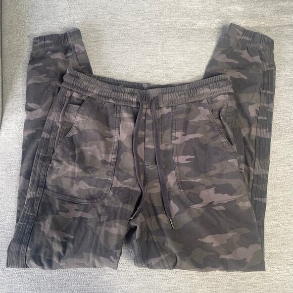 ATHLETA Camo‎ Farallon Jogger 2 Extra Small Elastic Waist Brown Olive Green - Picture 3 of 5